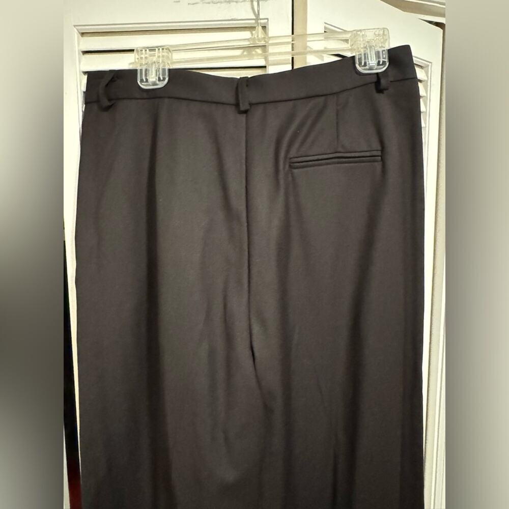 🆕 DIXIE High-rise Wide Leg Black Trousers - L - Picture 6 of 10